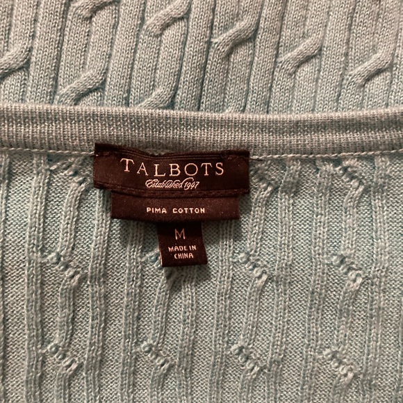 Talbots Button Down Sweater - Picture 2 of 2